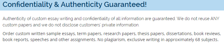 Guarantees CheapWritingService.com